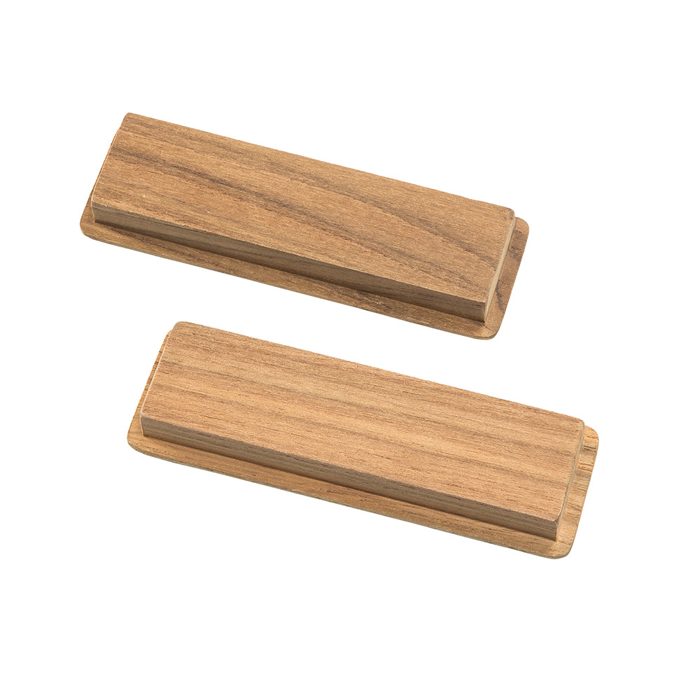 Whitecap Teak Large Rectangular Drawer Pull  412L  2 Pack 60142A