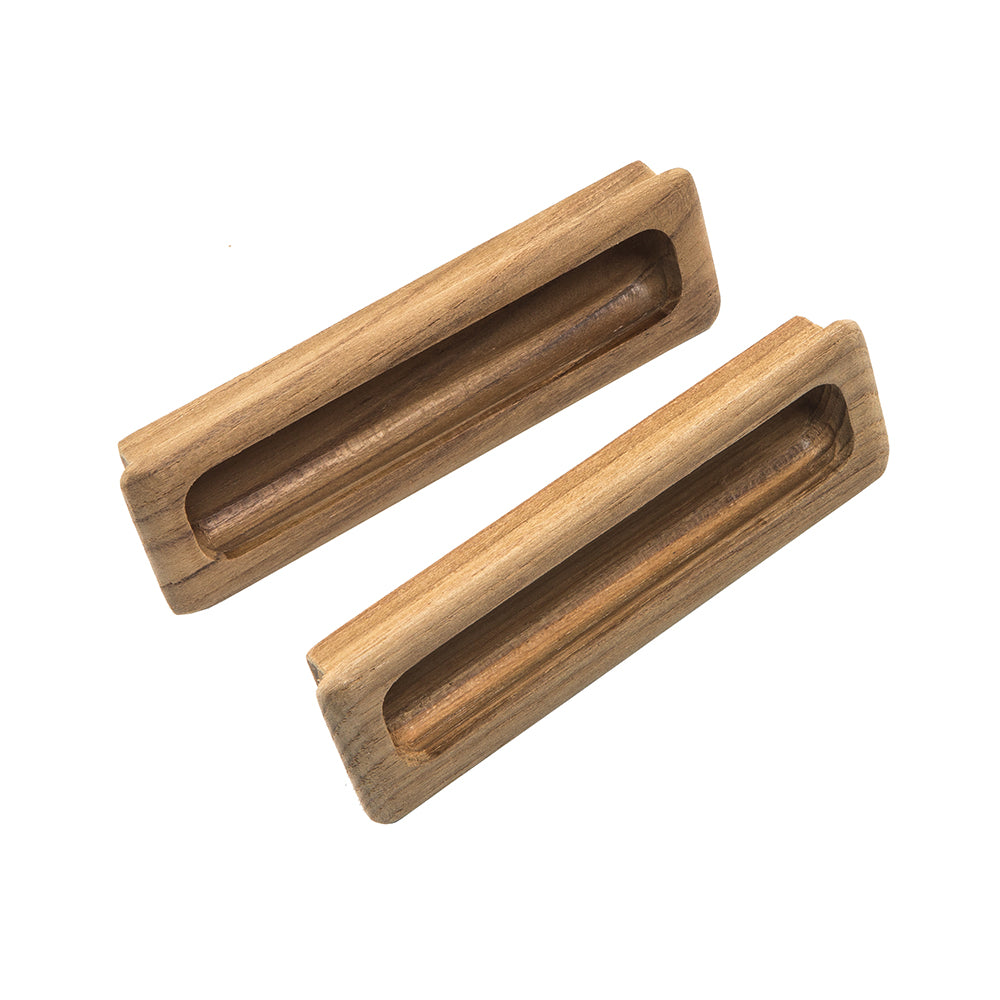 Whitecap Teak Large Rectangular Drawer Pull  412L  2 Pack 60142A