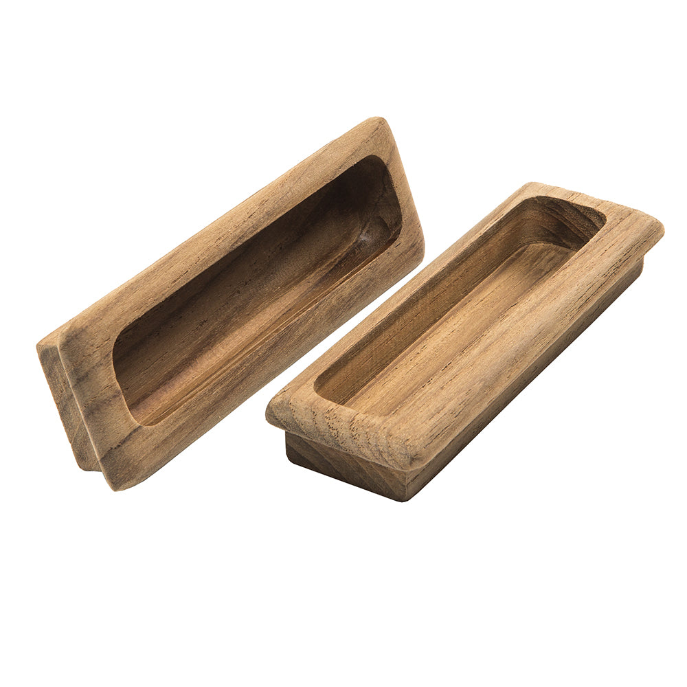 Whitecap Teak Large Rectangular Drawer Pull  412L  2 Pack 60142A