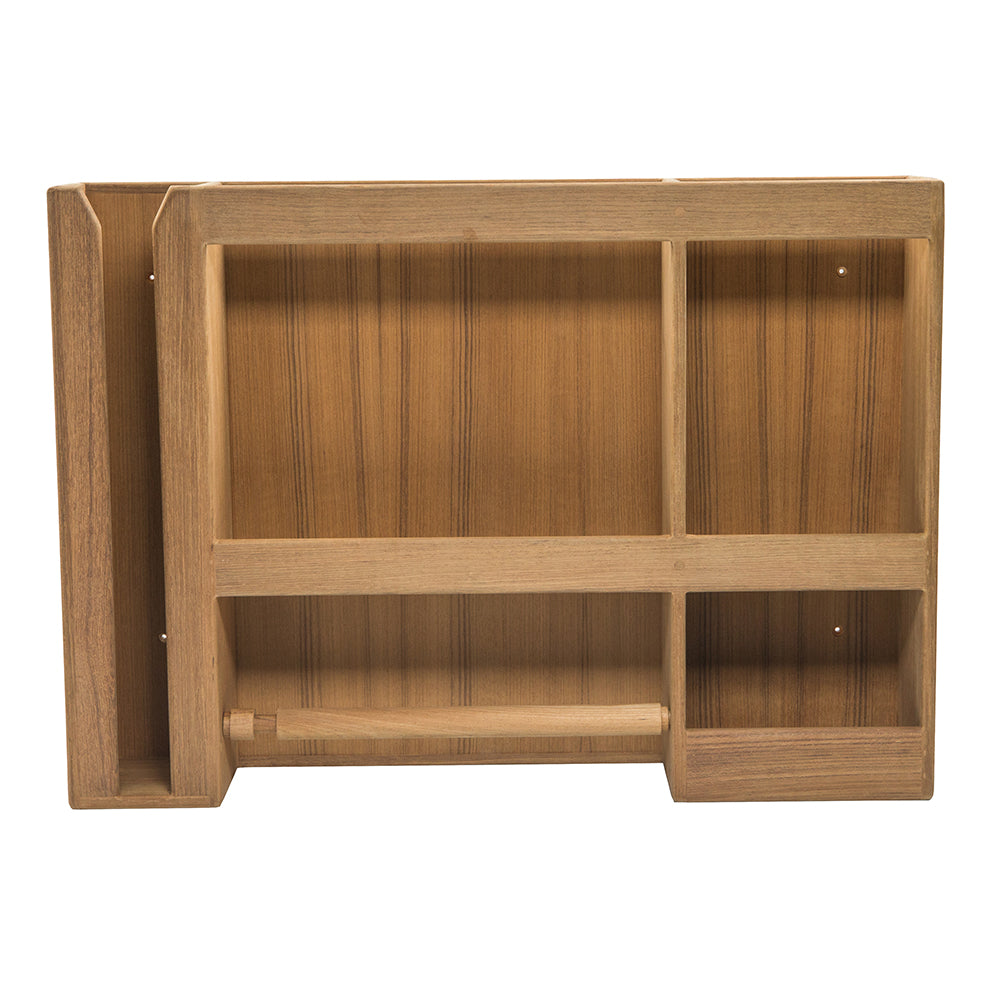 Whitecap Teak DishCupPaper Towel Rack 62402