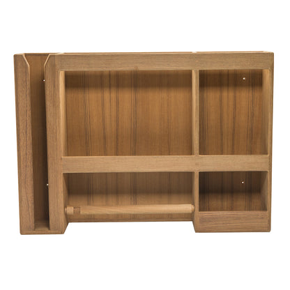 Whitecap Teak DishCupPaper Towel Rack 62402