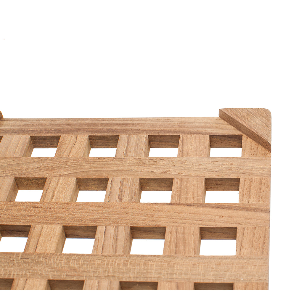 Whitecap Teak Large Square Trivet  8 62421