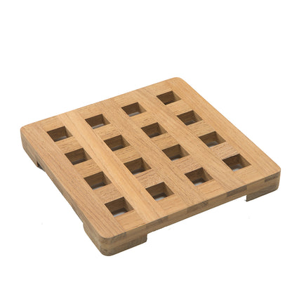 Whitecap Teak Small Square Trivet  6 62420