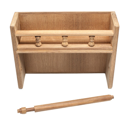 Whitecap Teak Paper Towel Holder wSpice Rack 62446