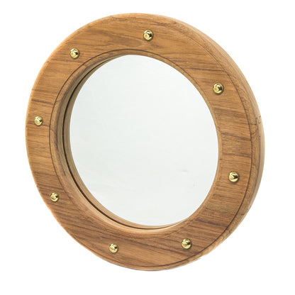 Whitecap Teak Porthole Mirror 62540