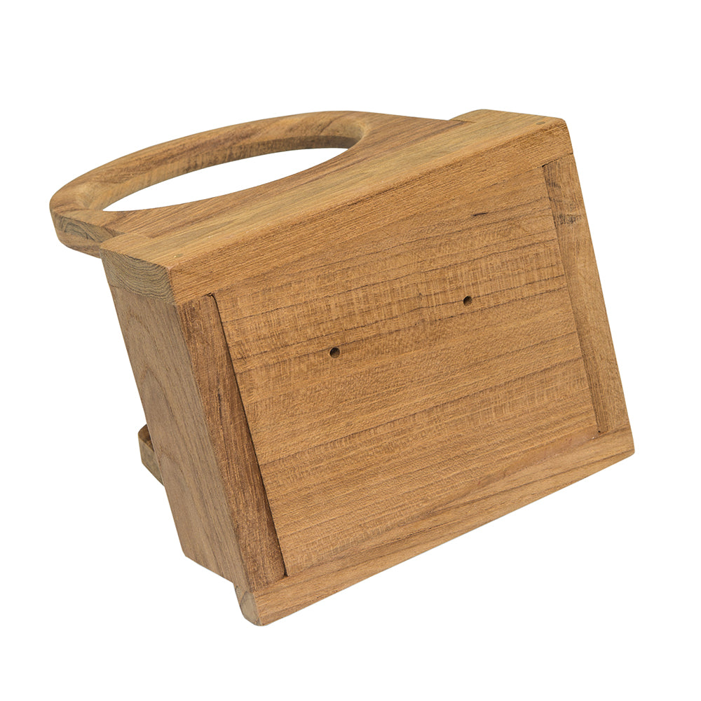 Whitecap Teak Folding Insulated Drink Holder 62602