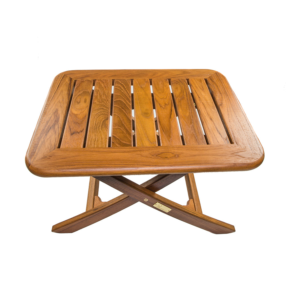 Whitecap Teak Small Adjustable Slat Top Table 60028