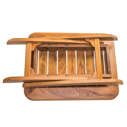 Whitecap Teak Small Adjustable Slat Top Table 60028