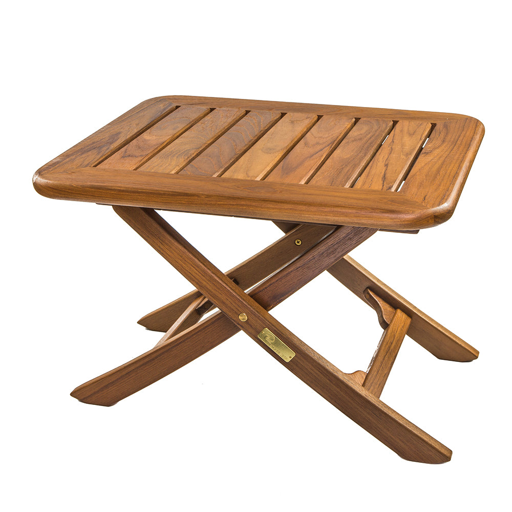 Whitecap Teak Small Adjustable Slat Top Table 60028