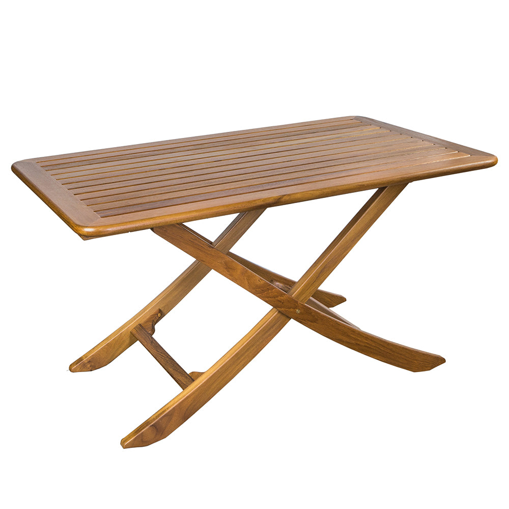 Whitecap Teak Large Adjustable Slat Top Table 60029