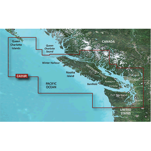 Garmin BlueChart g3 Vision HD  VCA018R  Inside  Outside Passage  microSDSD 010C110500