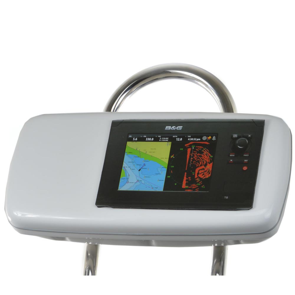 NavPod GP104008 SystemPod PreCut fBG Zeus Touch 8  Simrad NSS8 Mounted In Center f95 Wide Guard GP104008