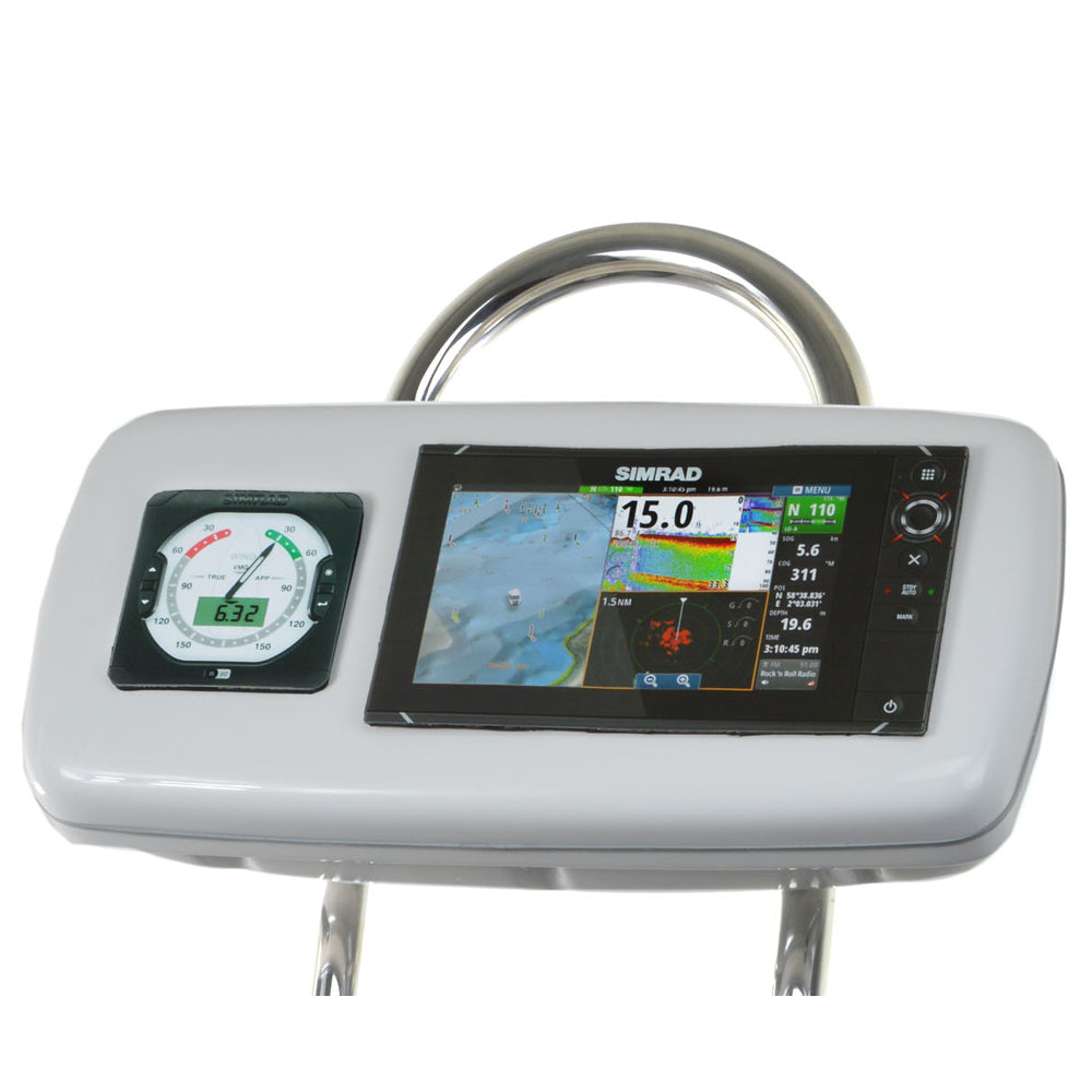 NavPod GP104013 SystemPod PreCut fSimrad NSS9 evo2 or BG Zeus 9  1 Instrument f95 Wide Guard GP104013