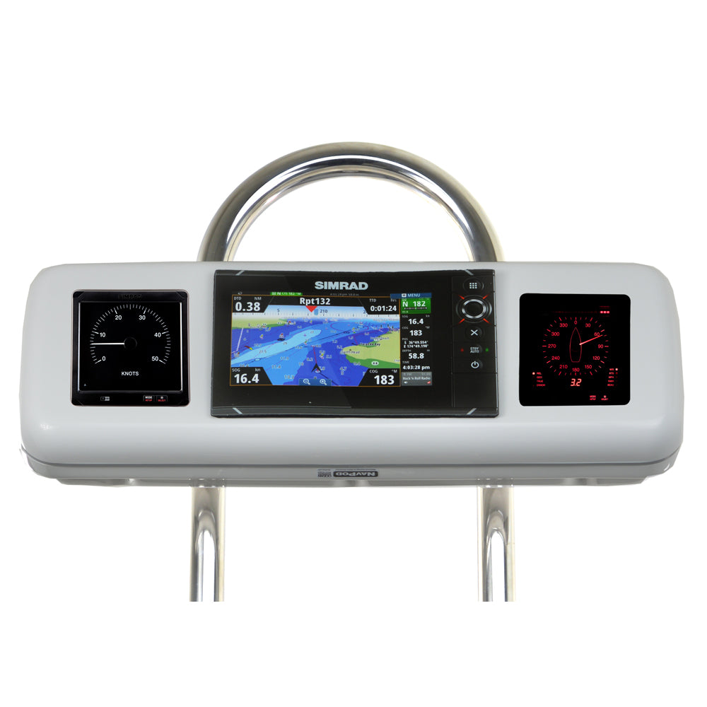 NavPod GP1606 SystemPod PreCut fSimrad NSS7 evo2 or BG Zeus 7  2 Instruments f95 Wide Guard GP1606