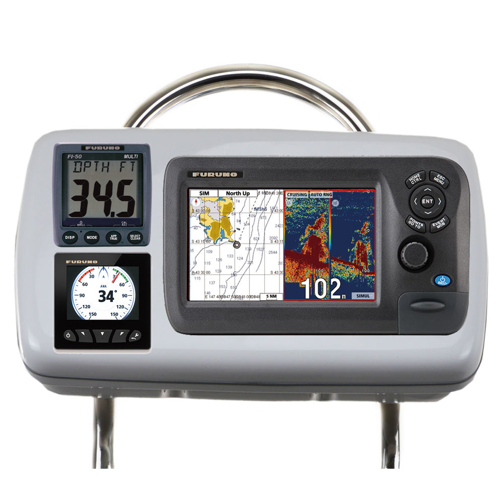 NavPod GP208018 SystemPod PreCut fFuruno GP1870GP1870F  2 Instruments f12 Wide Guard GP208018