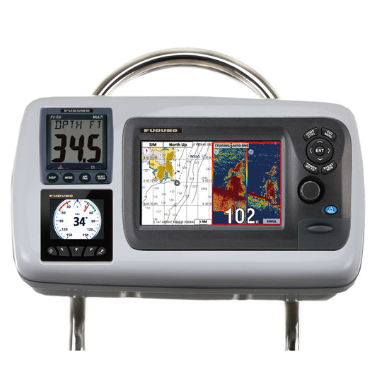 NavPod GP208018 SystemPod PreCut fFuruno GP1870GP1870F  2 Instruments f12 Wide Guard GP208018