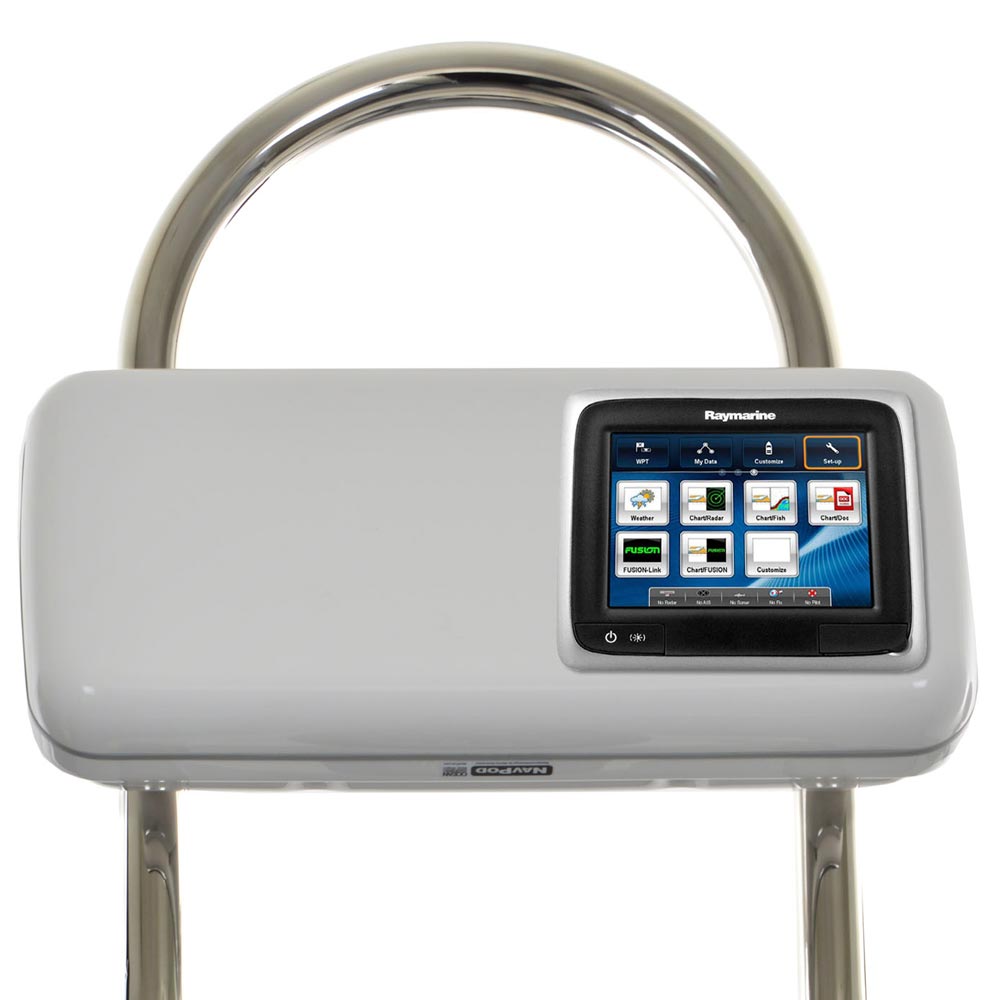 NavPod GP2507 SystemPod PreCut f Raymarine a65a67a68 wSpace On The Left f12 Wide Guard GP2507