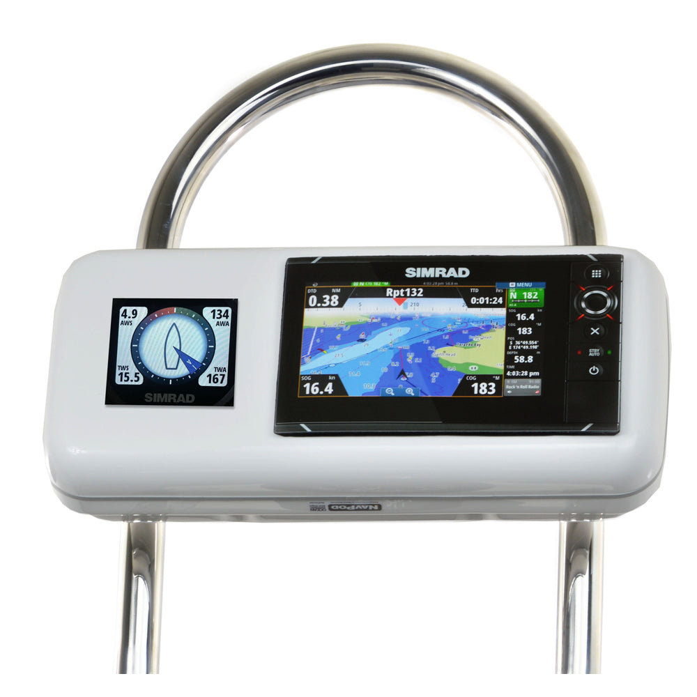 NavPod GP2516 SystemPod PreCut fSimrad NSS7 evo2 or BG Zeus 7  1 Instrument f12 Wide Guard GP2516