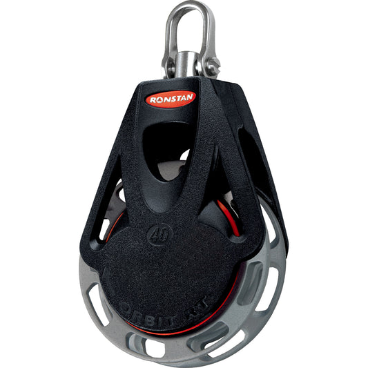 Ronstan Series 40 Ratchet Orbit Block  Single  Auto  Swivel Shackle Head RF46100