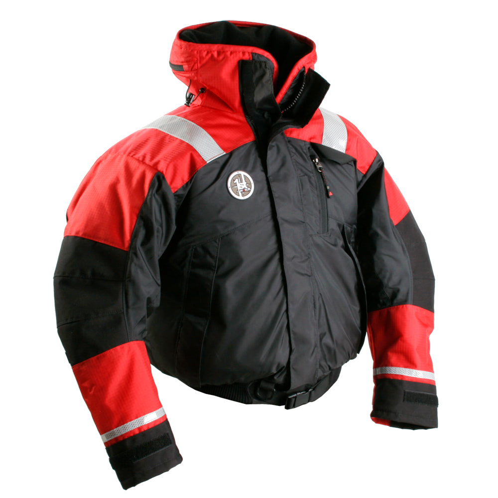 First Watch AB1100 Flotation Bomber Jacket  RedBlack  3XL AB1100RB3XL