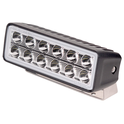 Lumitec Maxillume h60  Trunnion Mount Flood Light  White Dimming  Black Housing 101335