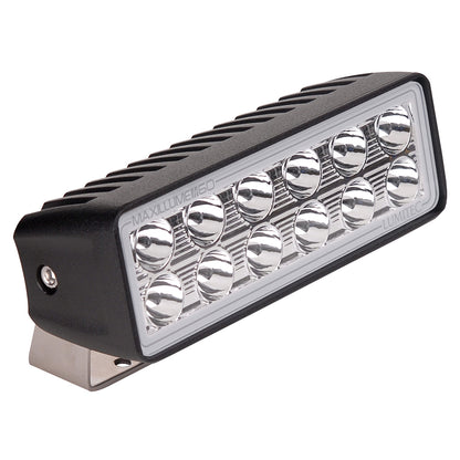 Lumitec Maxillume h60  Trunnion Mount Flood Light  White Dimming  Black Housing 101335