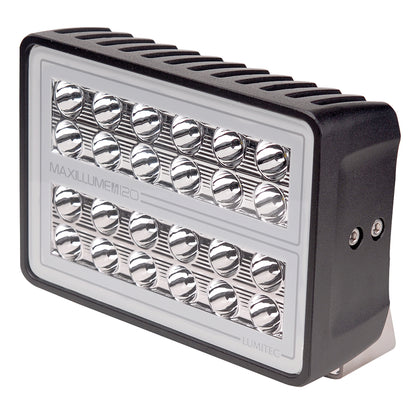 Lumitec Maxillume h120  Trunnion Mount Flood Light  Black Housing  White Dimming 101347