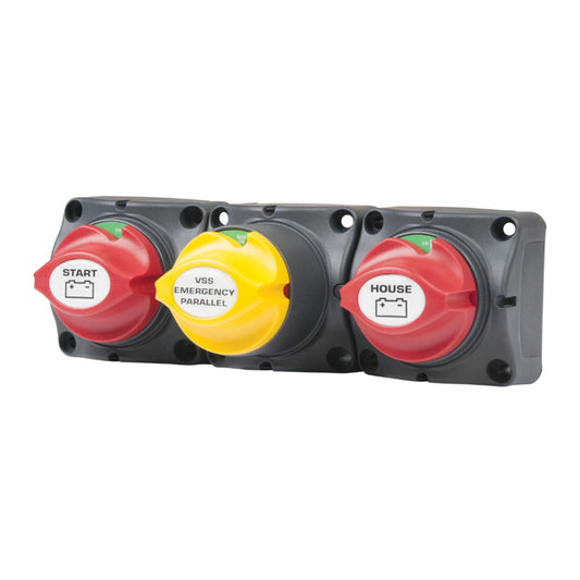 BEP Battery Distribution Cluster fSingle Engine wTwo Battery Banks    wMotorized VSR 80716001700