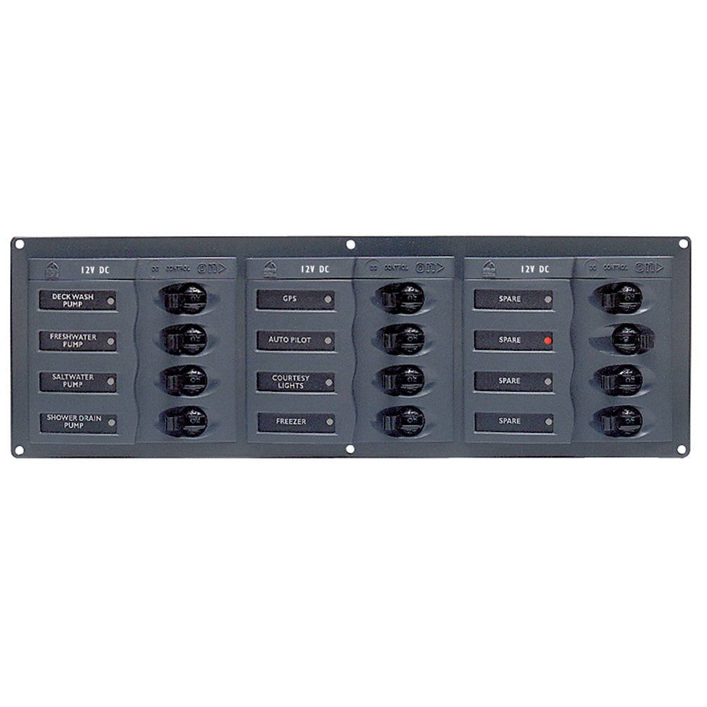 BEP DC Panel  12Way  No Meter  Horizontal 902NMH