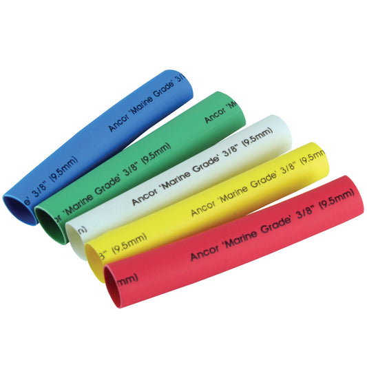 Ancor Adhesive Lined Heat Shrink Tubing  5Pack 3 12 to 8 AWG Assorted Colors 304503