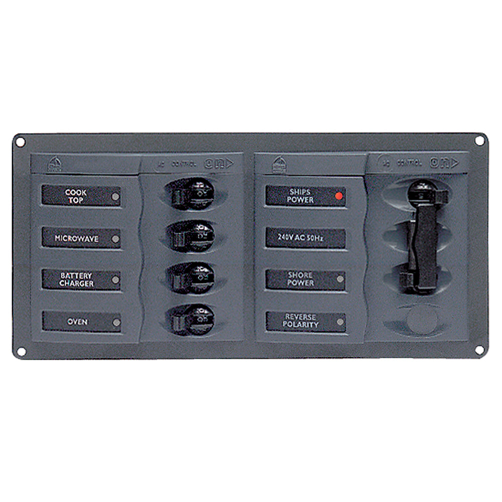 BEP AC Circuit Breaker Panel wo Meters 4 Way Panel 2 Mains  110V 900AC1110V