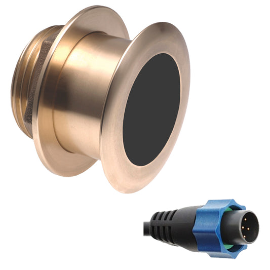 Airmar B164 1kW 0 ThruHull Transducer for Simrad wBlue Connector B1640BL