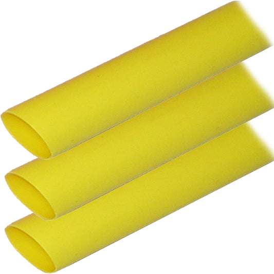 Ancor Adhesive Lined Heat Shrink Tubing ALT  1 x 6  3Pack  Yellow 307906