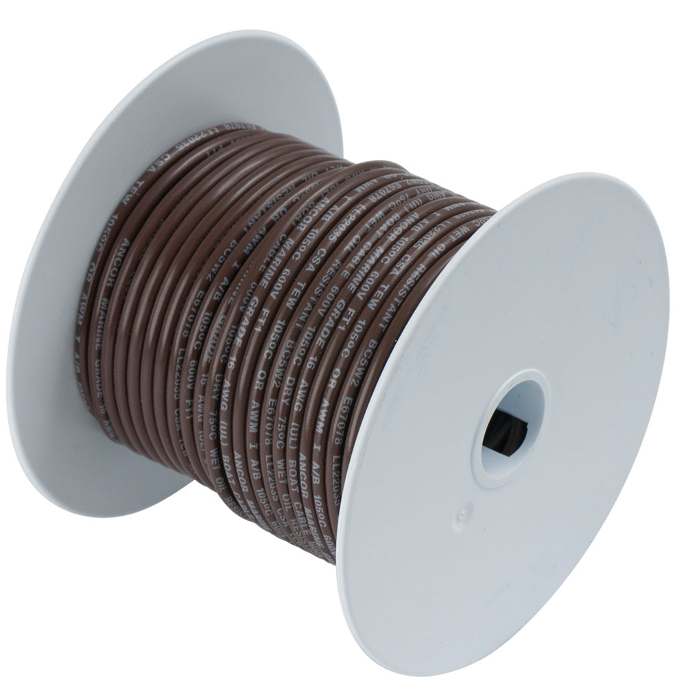 Ancor Brown 16 AWG Tinned Copper Wire  500 102250