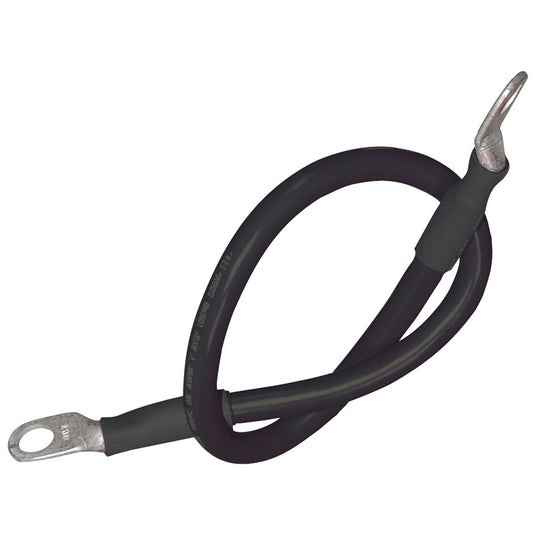 Ancor Battery Cable Assembly 4 AWG 21mm Wire 516 793mm Stud Black  48 1219cm 189136