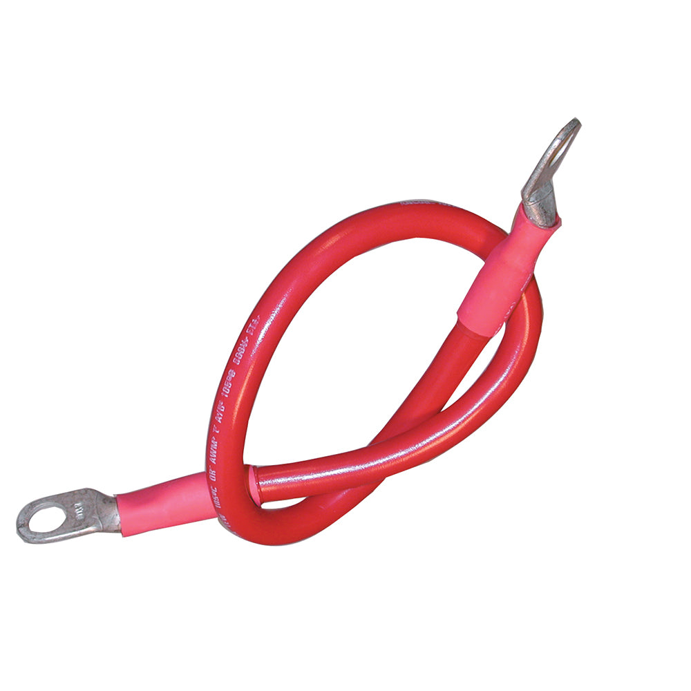 Ancor Battery Cable Assembly 2 AWG 34mm Wire 38 95mm Stud Red  48 1219cm 189147