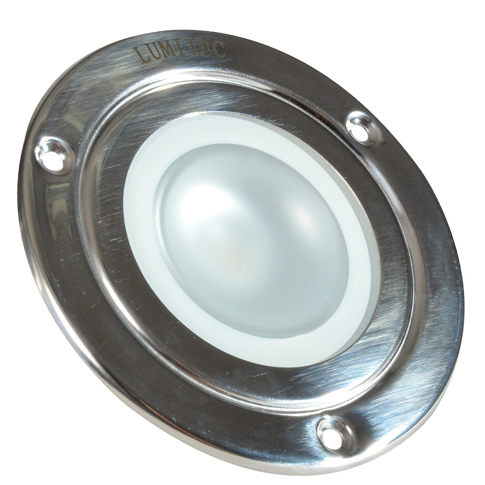 Lumitec Shadow  Flush Mount Down Light  Polished Finish  Spectrum RGBW 114117