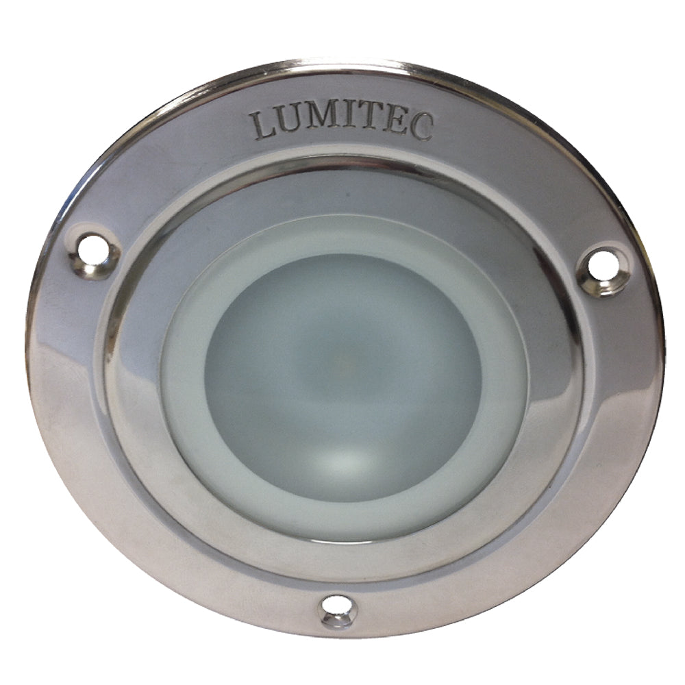 Lumitec Shadow  Flush Mount Down Light  Polished Finish  Spectrum RGBW 114117