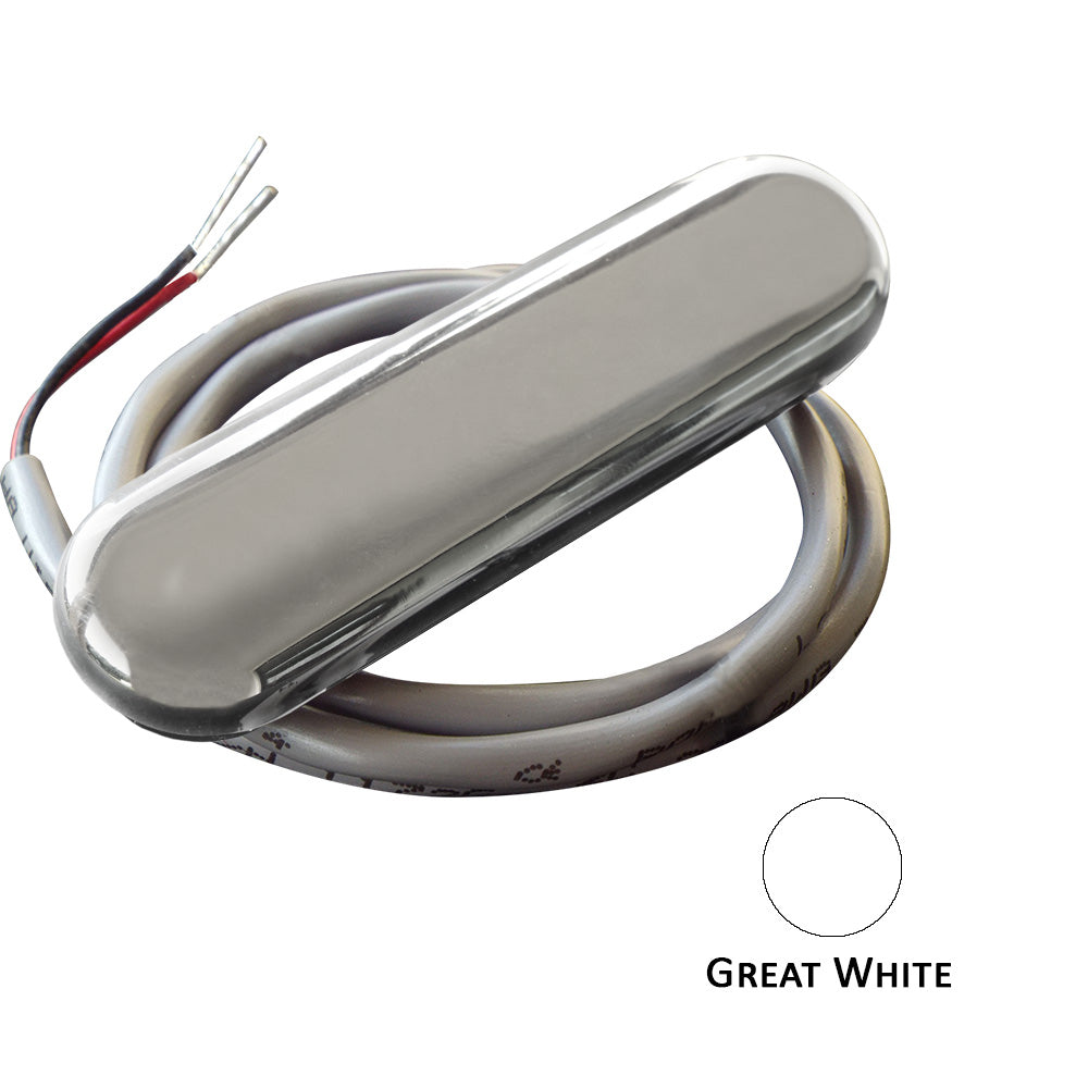 ShadowCaster Courtesy Light w2 Lead Wire  316 SS Cover  Great White  4Pack SCMCLGWSS4PACK