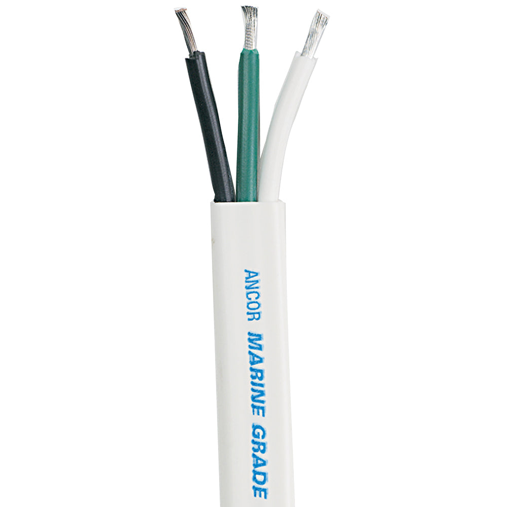 Ancor White Triplex Cable  103 AWG  Flat  500 131150