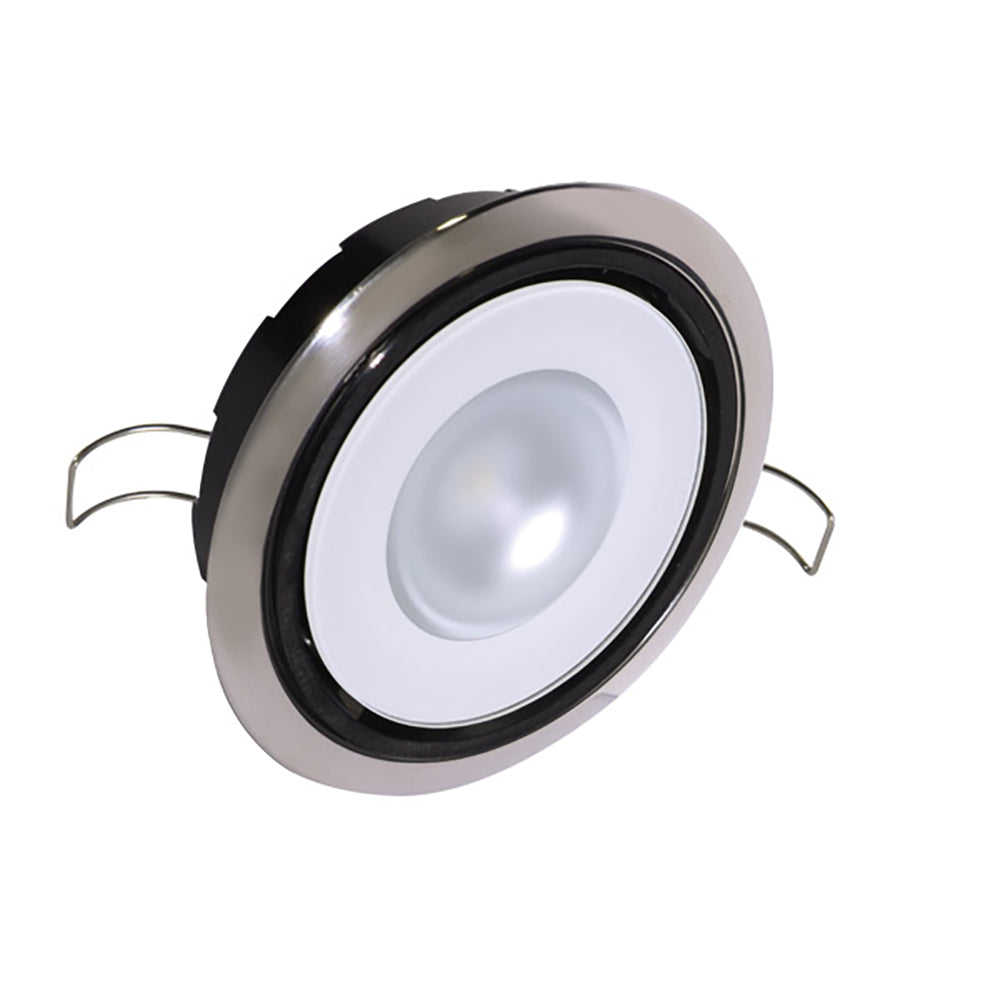 Lumitec Mirage Positionable Down Light  White Dimming RedBlue NonDimming  Polished Bezel 115118