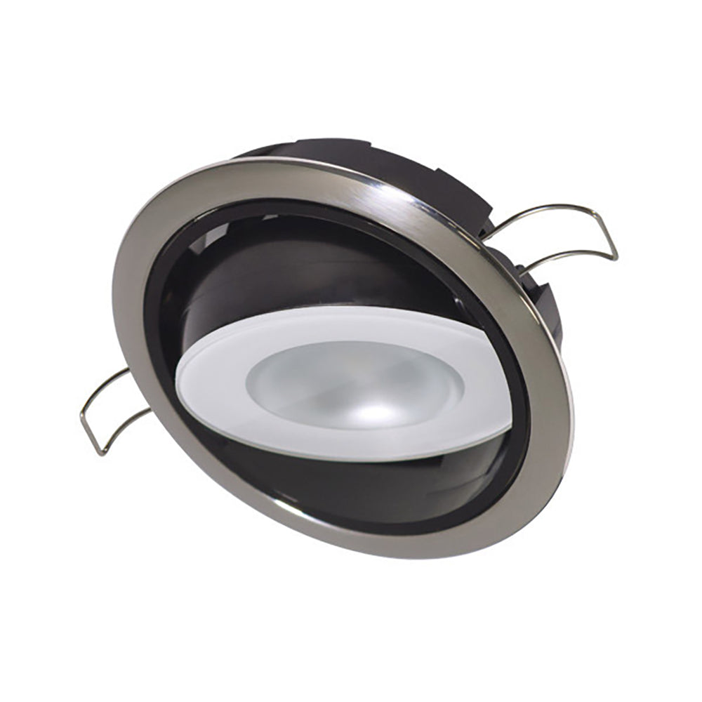 Lumitec Mirage Positionable Down Light  Warm White Dimming  Hi CRI  Polished Bezel 115119