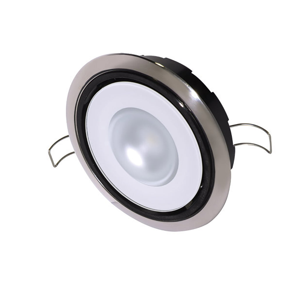 Lumitec Mirage Positionable Down Light  Warm White Dimming  Hi CRI  Polished Bezel 115119