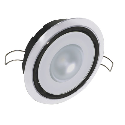 Lumitec Mirage Positionable Down Light  White Dimming RedBlue NonDimming  White Bezel 115128