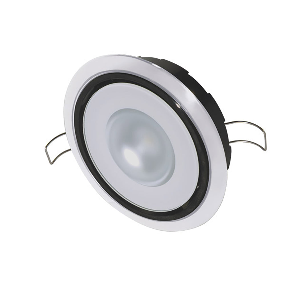 Lumitec Mirage Positionable Down Light  White Dimming  White Bezel 115123