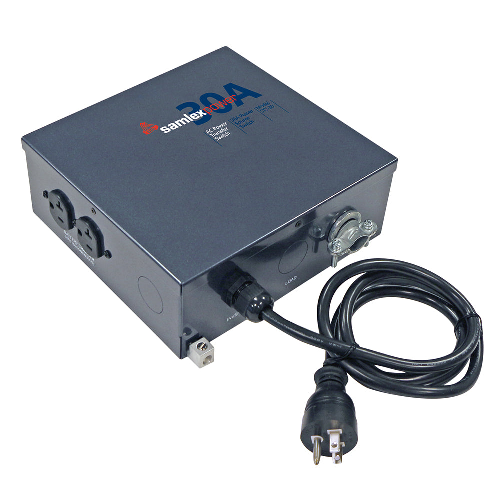 Samlex 30A Transfer Switch wInverter Quick Connect STS30