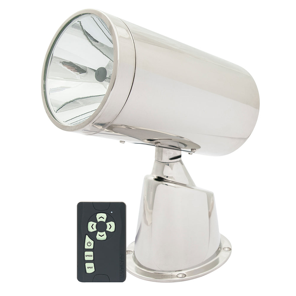 Marinco Wireless Stainless Steel SpotlightFloodlight wRemote 22150A