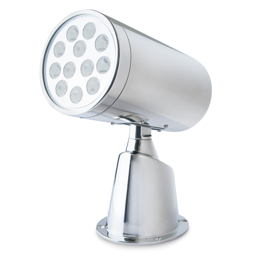 Marinco Wireless LED Stainless Steel Spotlight  No Remote 23051A