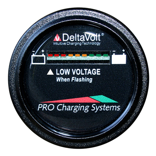Dual Pro Battery Fuel Gauge  DeltaView Link Compatible  12V System 112V Battery 26V Batteries BFGWOV12V
