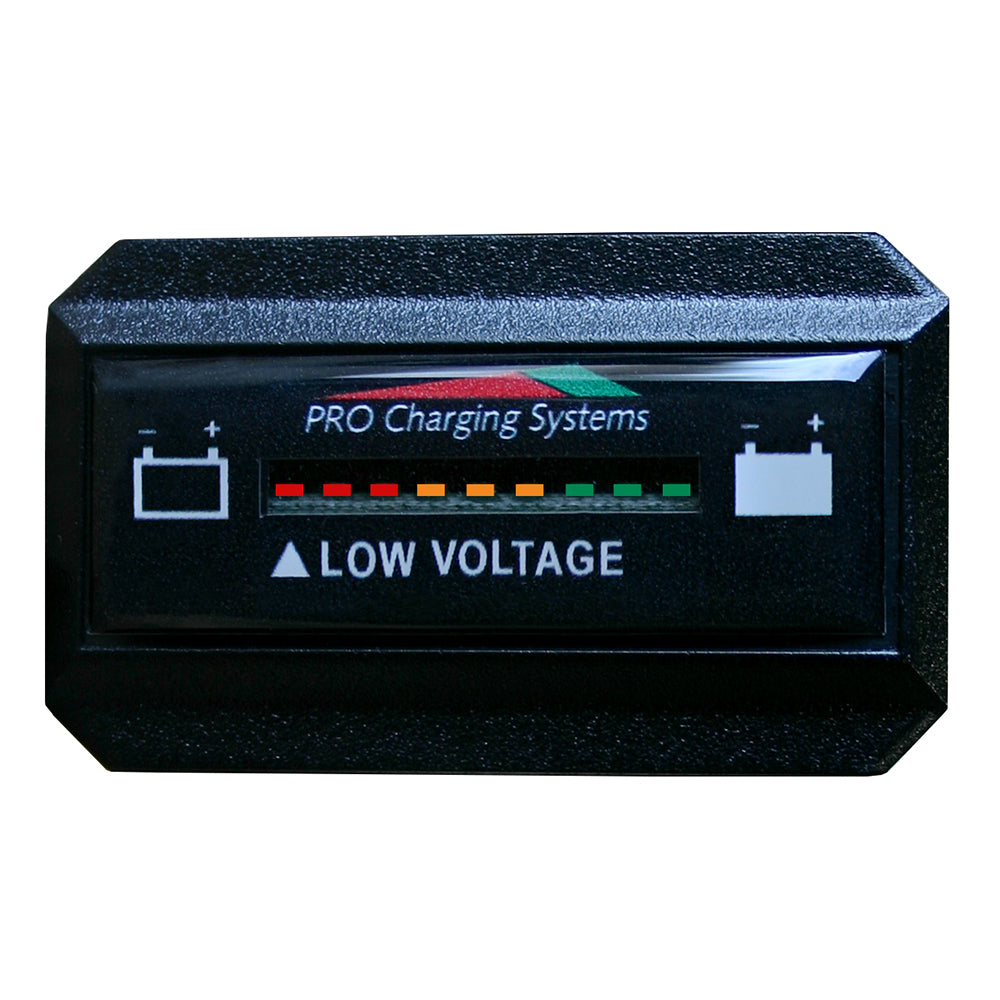 Dual Pro Battery Fuel Gauge  DeltaView Link Compatible  Rectangle  24V System 212V Battery 46V Batteries BFGWOVR24V